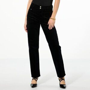 TWRHLL by Christie Brinkley Corduroy Cargo Pant Size 14 Straight Minimalist NEW